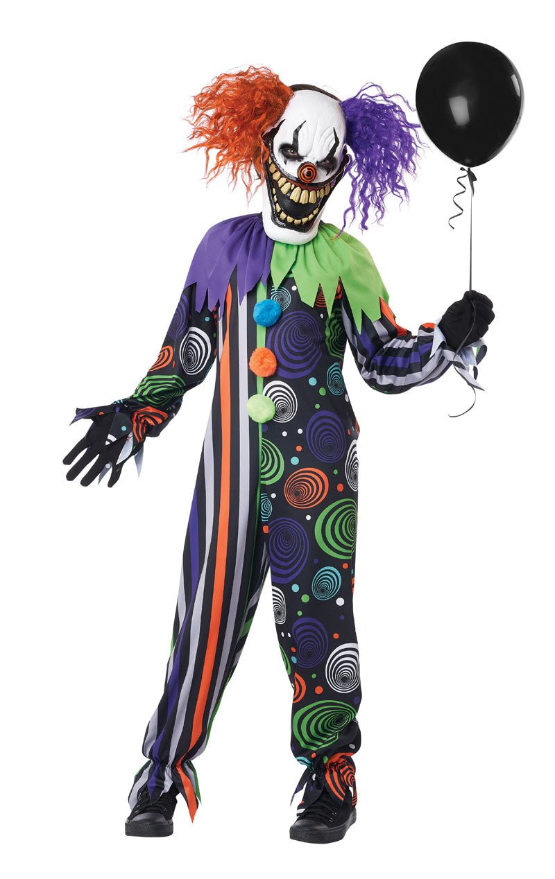 Childrens Funhouse Fiend Clown Costume - Joke.co.uk