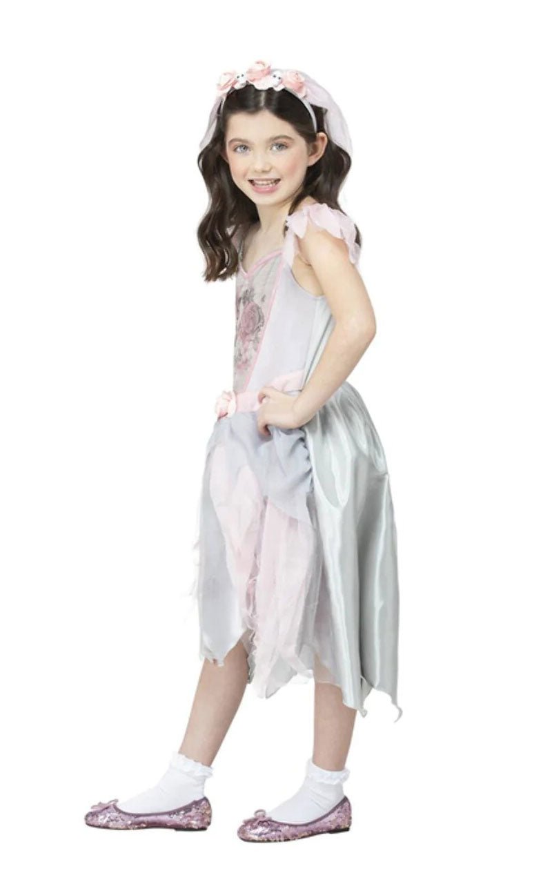 Childrens Vintage Ghost Bride Costume - Joke.co.uk