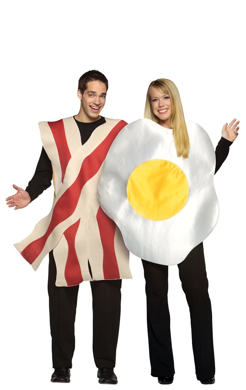 Egg and Bacon Duo Costume - Joke.co.uk