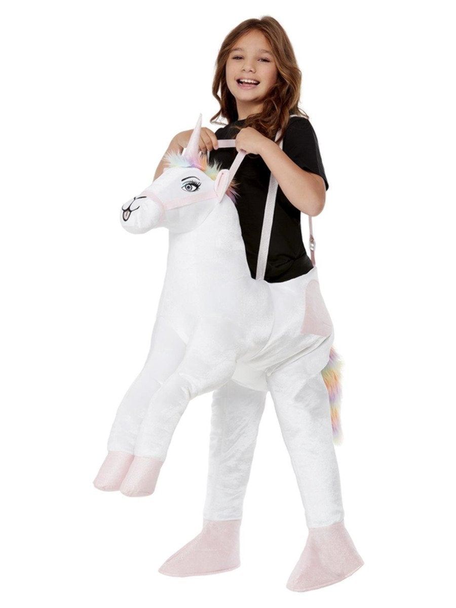 Kids Ride in Unicorn Costume - Joke.co.uk