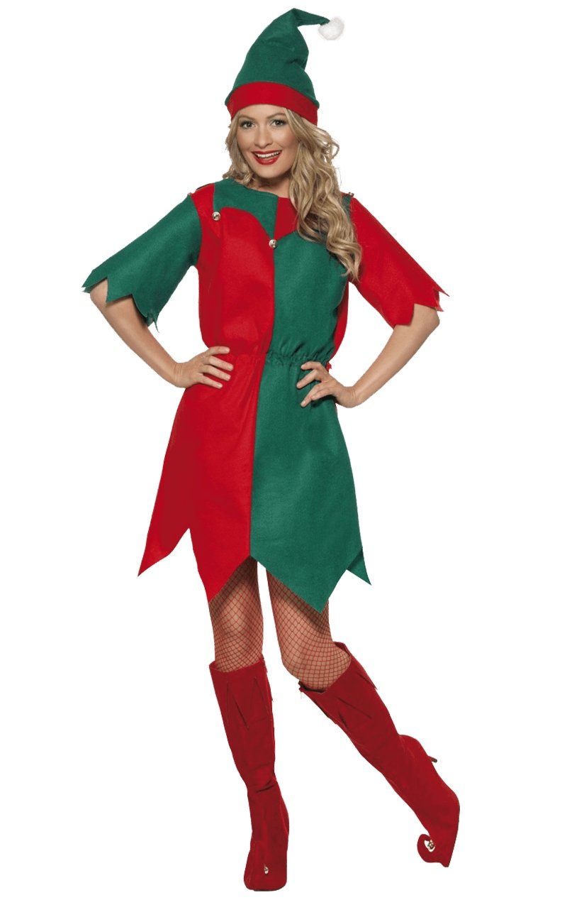Ladies Elf Costume - Joke.co.uk